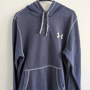 Under Armour Men's Hoodie. Navy with Contrasting Stitching - Size M